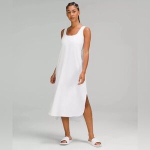 Lululemon Pima Cotton Open-Back Midi Dress
White size 6